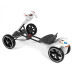 Elektrická motokára s dálkovým ovládáním a LED efekty GOKART BOLT Milly Mally white