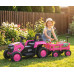 Elektrický traktor Milly Mally Rolly pink