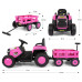 Elektrický traktor Milly Mally Rolly pink