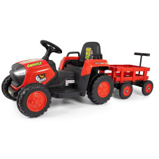 Elektrický traktor Milly Mally Rolly red