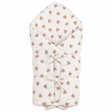 Klasická šněrovací zavinovačka New Baby srdíčka