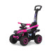 Dětské odrážedlo s vodící tyčí Milly Mally Wild 3v1 pink