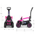 Dětské odrážedlo s vodící tyčí Milly Mally Wild 3v1 pink