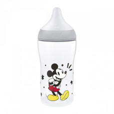 Kojenecká láhev NUK Perfect Match s kontrolou teploty Disney Mickey 260 ml grey
