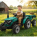 Dětský elektrický traktor HUGE Baby Mix zelený (poškozený obal) Dětský elektrický traktor HUGE Baby Mix zelený (poškozený obal)