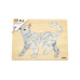 Dětské dřevěné puzzle s úchyty Viga Cat