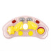 Dětské chodítko Baby Mix s volantem a silikonovými kolečky růžové (Zánovní) Dětské chodítko Baby Mix s volantem a silikonovými kolečky růžové (Zánovní)