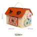 Dřevěný farmářský domeček Montessori Baby Mix Dřevěný farmářský domeček Montessori Baby Mix