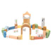 Dřevěné kostky Safari 120 ks Montessori Baby Mix
