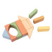 Dřevěné kostky Safari 120 ks Montessori Baby Mix