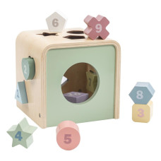 Vkládací kostka s tvary Montessori Baby Mix