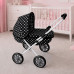 Dětský kočárek pro panenky New Baby Anička black Dětský kočárek pro panenky New Baby Anička black