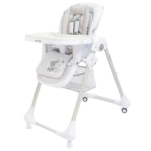Jídelní židlička Baby Mix Infant grey (poškozený obal) Jídelní židlička Baby Mix Infant grey (poškozený obal)