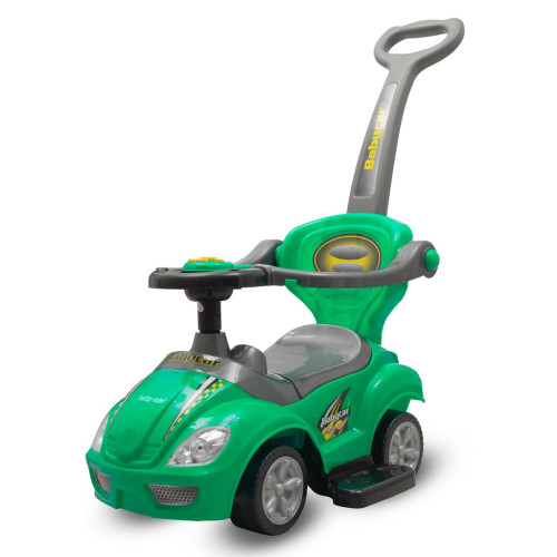 Dětské odrážedlo s vodící tyčí 3v1 Baby Mix Mega Car zelené (Poškozený obal) Dětské odrážedlo s vodící tyčí 3v1 Baby Mix Mega Car zelené (Poškozený obal)