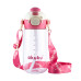 Školní láhev s brčkem Akuku 480 ml pink Školní láhev s brčkem Akuku 480 ml pink