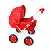 Dětský kočárek pro panenky New Baby Anička red Dětský kočárek pro panenky New Baby Anička red