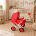 Dětský kočárek pro panenky New Baby Anička red Dětský kočárek pro panenky New Baby Anička red