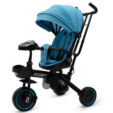 Dětská tříkolka Baby Mix Peony EVA modrá (poškozený obal)
