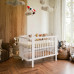 Dětská oválná postýlka Klára New Baby bílá Dětská oválná postýlka Klára New Baby bílá