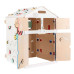 Activity Board Domeček Montessori natural white