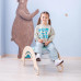Dřevěná Montessori balanční houpačka přírodní Dřevěná Montessori balanční houpačka přírodní