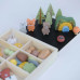Dřevěná Montessori sada 40 figurek Les
