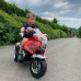 Dětská elektrická motorka Baby Mix RACER červeno-černá