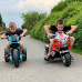 Dětská elektrická motorka Baby Mix RACER červeno-černá