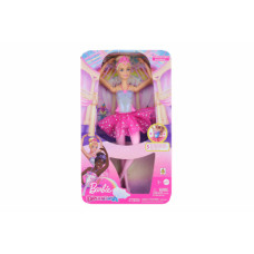 Barbie svítící magická baletka s růžovou sukní HLC25