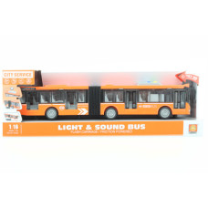Autobus kloubový oranžový na baterie