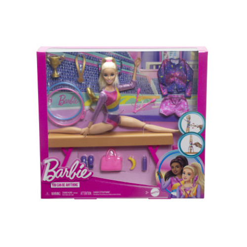 Barbie Gymnastka na kladině HRG52 Barbie Gymnastka na kladině HRG52