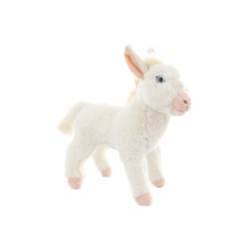 Plyš Osel bílý 25 cm