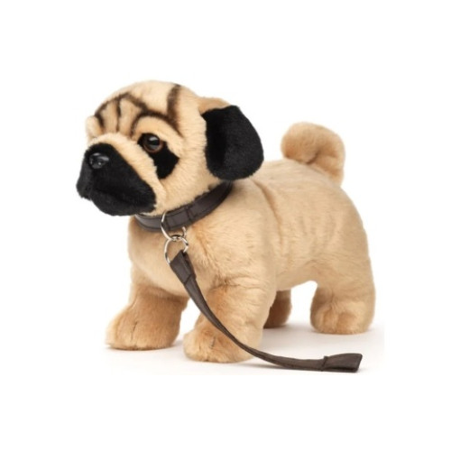 Plyš Mops s vodítkem 23cm Eco-friendly Plyš Mops s vodítkem 23cm Eco-friendly