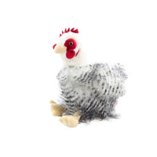 Plyš slepice s vejcem 20 cm Eco-friendly