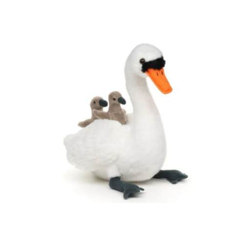 Plyš Labuť s mláďatama 25cm Eco-friendly Plyš Labuť s mláďatama 25cm Eco-friendly
