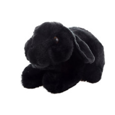 Plyš králík černý 22 cm ECO-FRIENDLY
