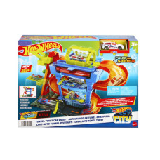 Hot Wheels City color shifters automyčka s otočným tunelem HTN80
