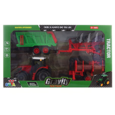 Traktor sada s přívěsy