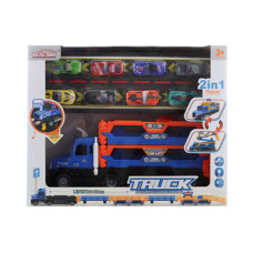 Kamion baterie s auty 2v1