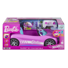 Hot Wheels RC Barbie Růžový kabriolet JBH05