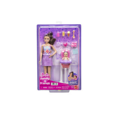 Barbie Skipper babysitter chůva s jídelní židličkou JJB44