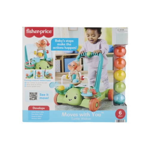 Fisher Price Interaktivní chodítko želva JKD63 Fisher Price Interaktivní chodítko želva JKD63