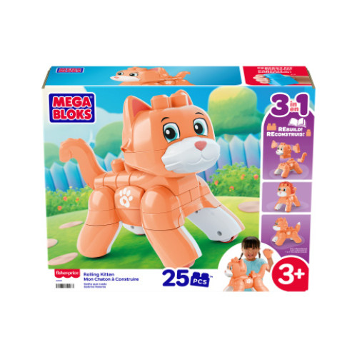 Mega Bloks Stavebnice kotě 3 v 1 JMK86 Mega Bloks Stavebnice kotě 3 v 1 JMK86