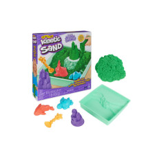 Kinetic Sand Krabice Tekutého Písku S Podložkou Zelená