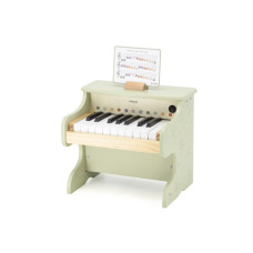 Dřevěné piano na baterie