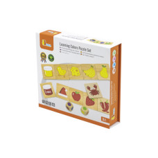 Dřevěné puzzle - barvy