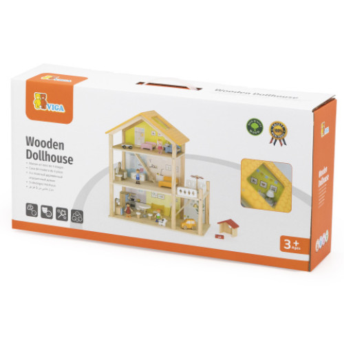 Dřevěný domeček pro panenky Dřevěný domeček pro panenky