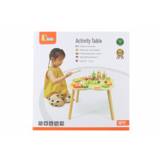 Dřevěný stoleček s aktivitami
