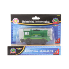 Vláčky Max - Elektrická lokomotiva zelená