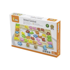 Dřevěná hra - karneval zvířátek